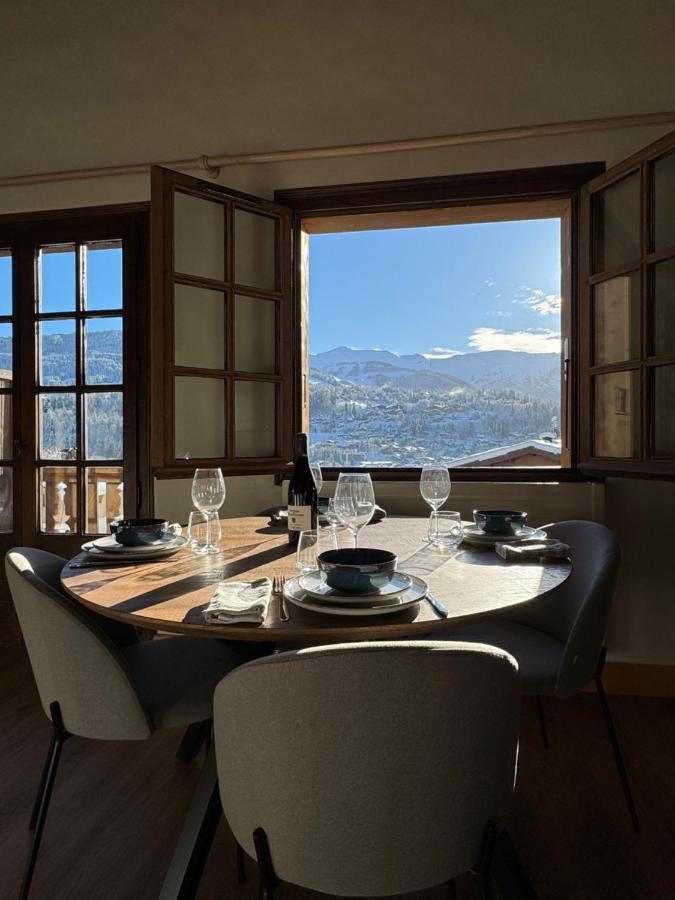 Chalet Le Repaire Proche Piste Megève Esterno foto